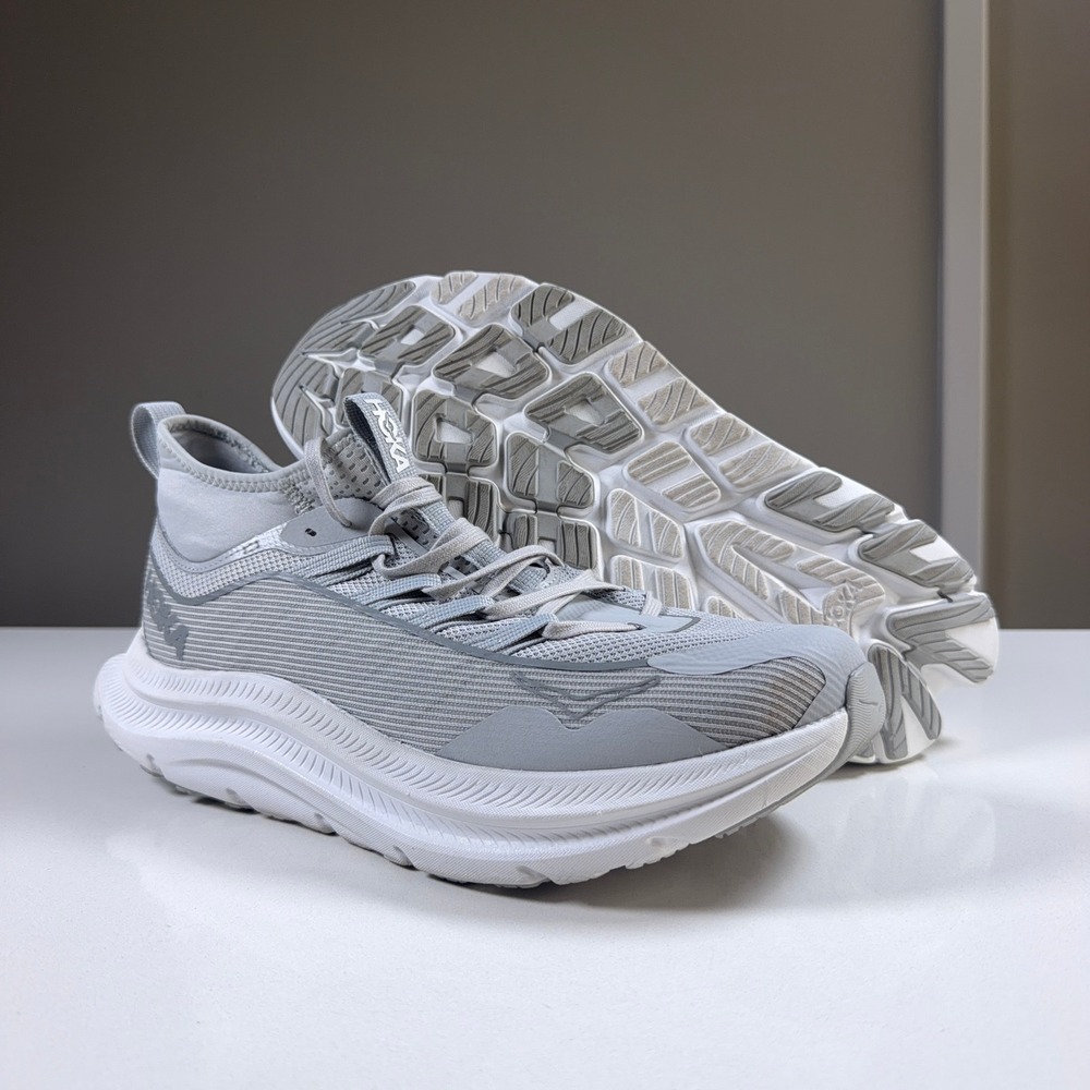 Hoka Kawana Mid Mens 11.5 Grey Running Gym Training Shoes 1169270 SDSW